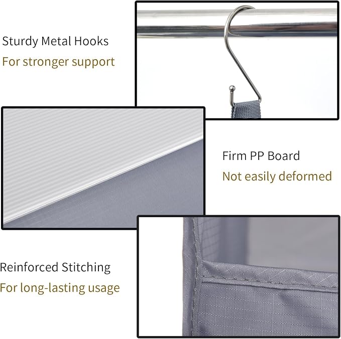 GRANNY SAYS 4-Shelf Hanging Organizer, Closet Hanging Shelves, Closet Hanging - Image 6