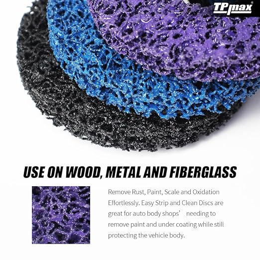 4-1/2" x7/8'' Stripping Discs Rust Remover Wheel Remove Paint and Oxidation - Image 5