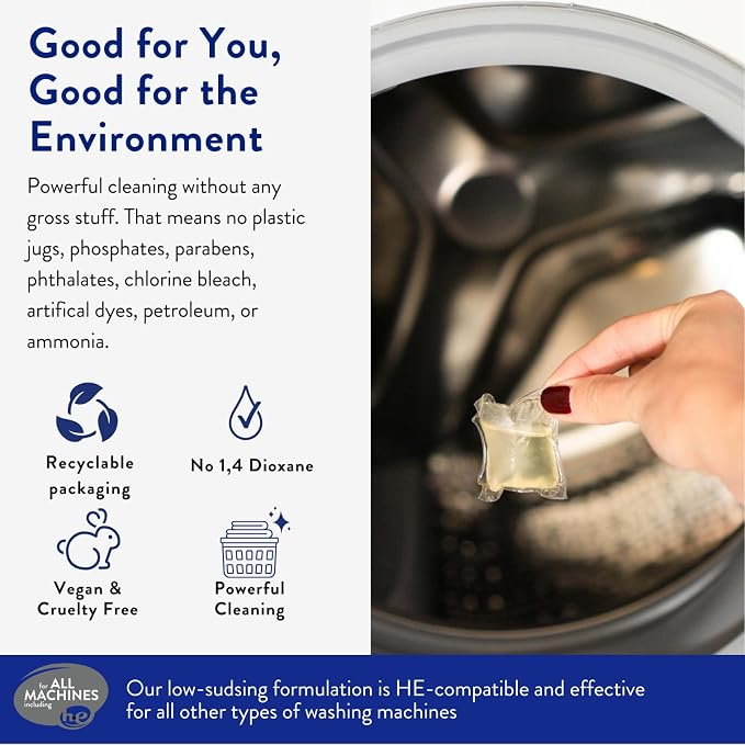 The Clean People Fragrance Free Laundry Detergent Pods - Image 2