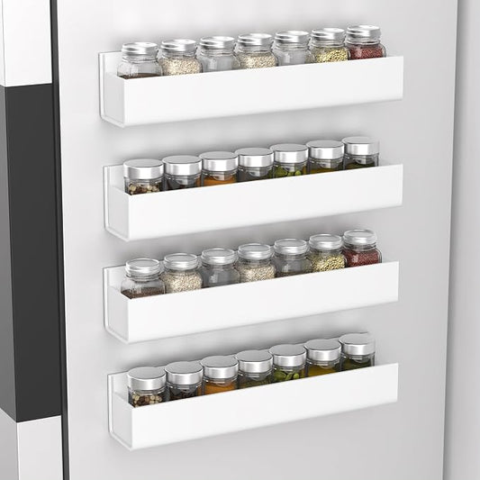 PMMASTO Adhesive Acrylic Spice Rack Organizer - Image 2