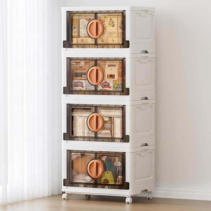 JEKO&JEKO 332Qt Lockable Stackable Storage Bins by JEKOJEKO