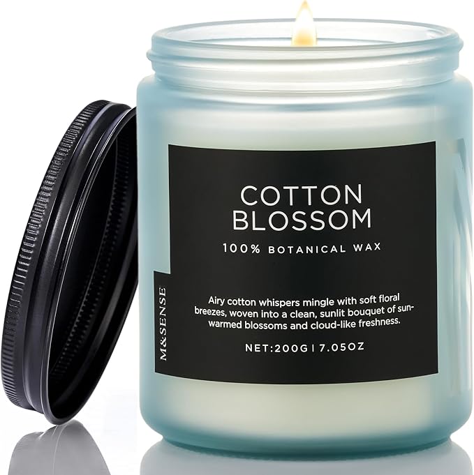 M&SENSE Clean Cotton Scented Candle by MSENSE