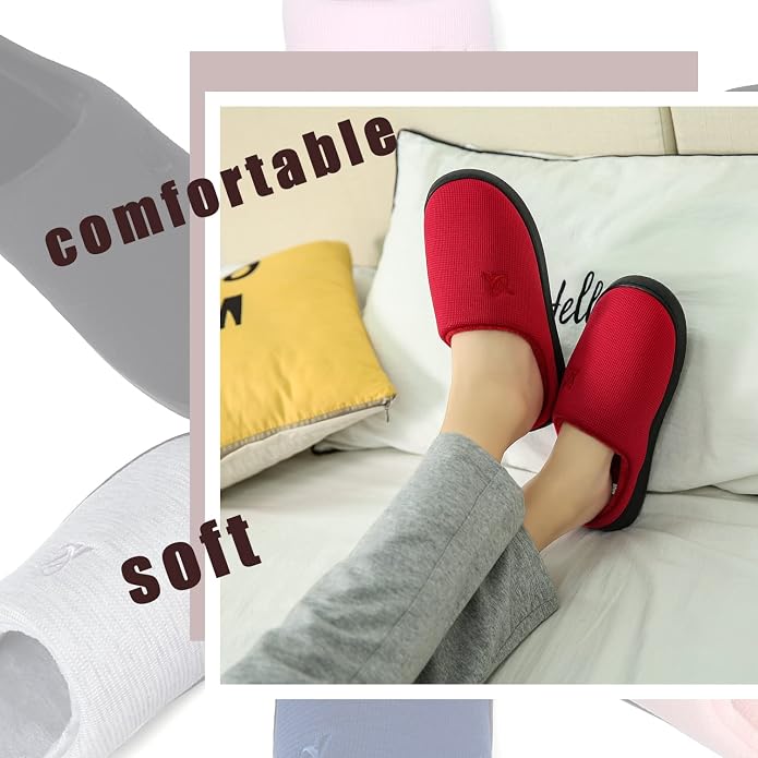 Memory Foam Slippers for Women's and Men's Casual House Shoes - Image 7