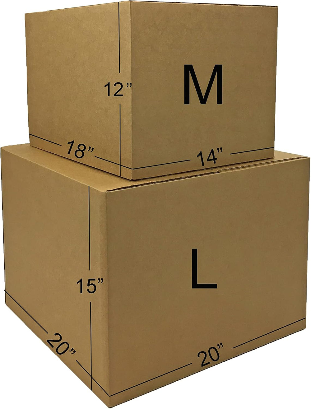 Uboxes Moving Boxes 1 Room Bigger Moving Kit - 14 Boxes Plus Supplies & T...