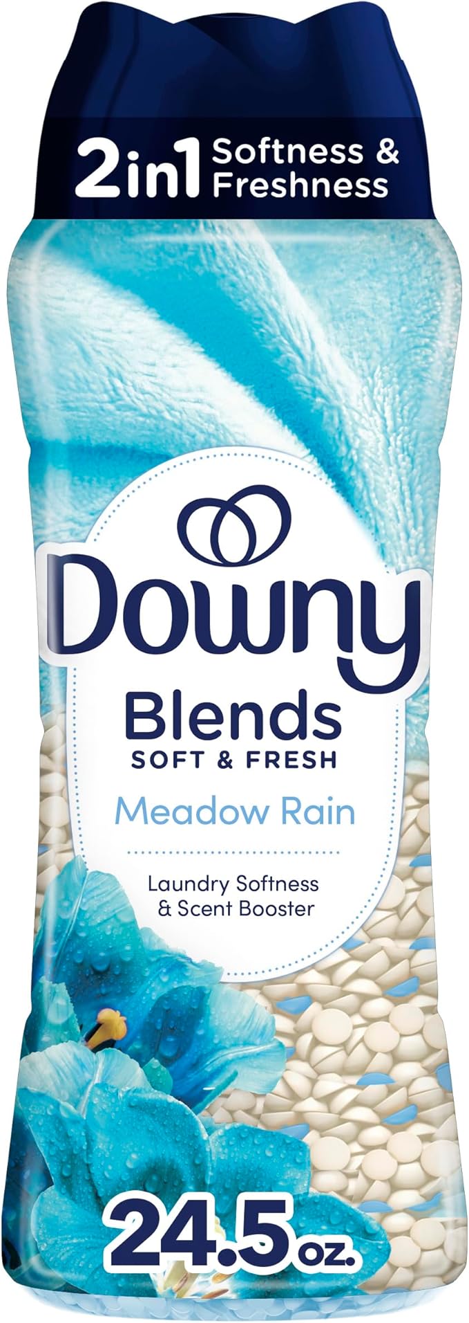 Downy Blends In-Wash Laundry Scent Booster Beads, Meadow Rain Scent, 24.5 OZ by Downy