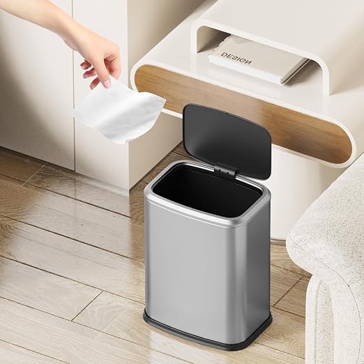 2.1 Gallon Bathroom Trash Can - Image 2