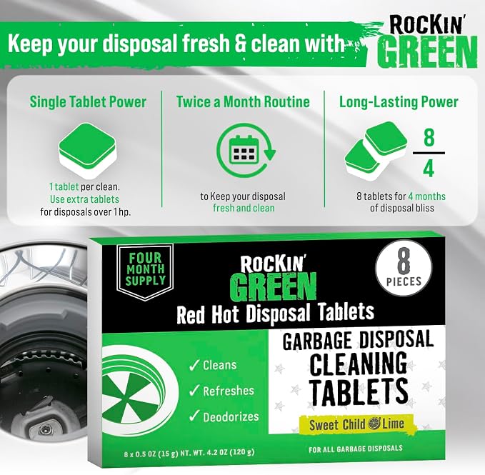 Rockin' Green Deep Cleaning and Deodorizing Tablets - Image 4