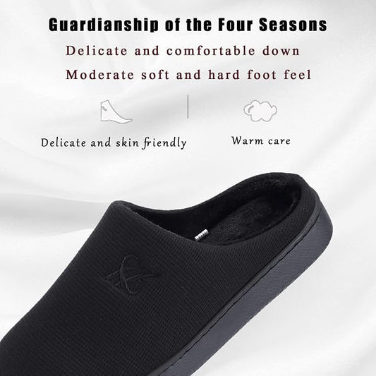 Memory Foam Slippers for Women's and Men's Casual House Shoes - Image 2