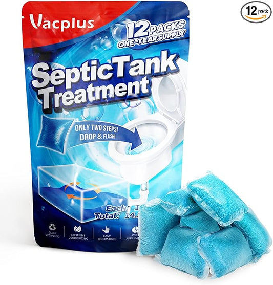 Vacplus Septic Tank Treatment 12 Pcs by Vacplus