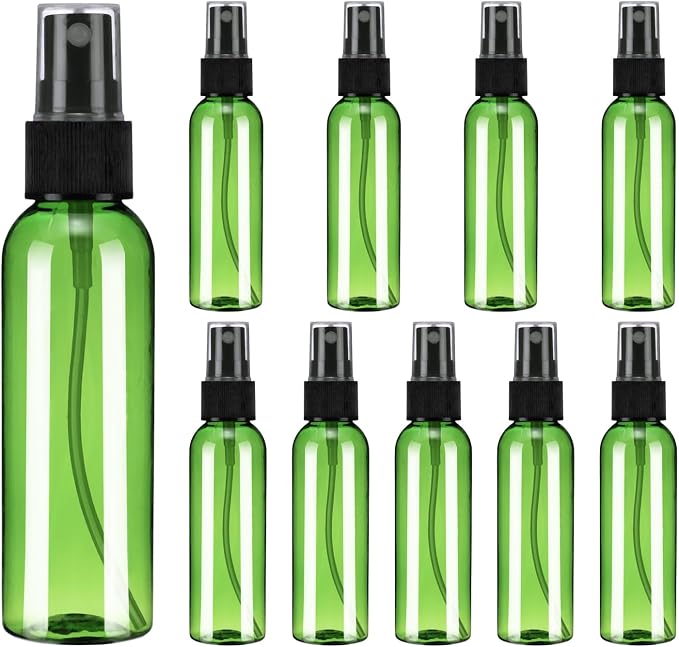 uxcell 10Pack Spray Bottles, 2 Oz/60ML Reusable Clear Empty Mist Plastic Mini by uxcell