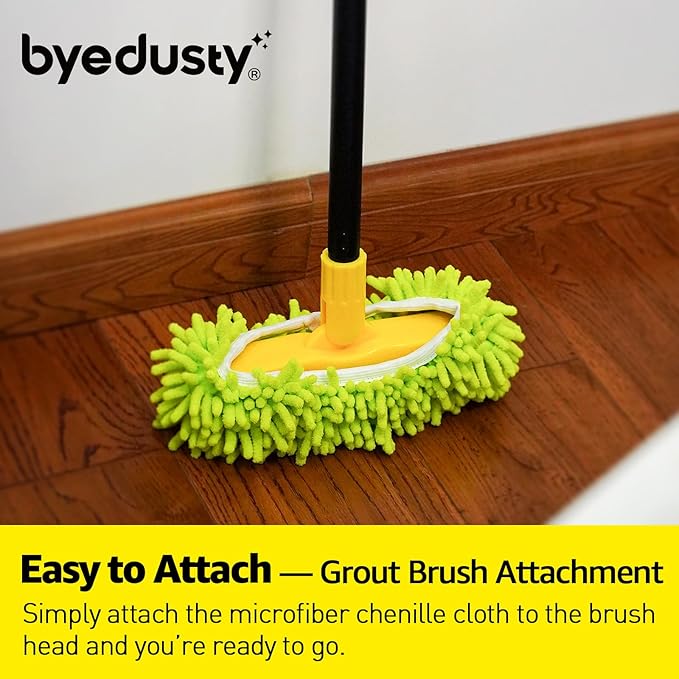 Grout Brush with Long Handle, Rotation Tile Grout Cleaning Tool, Wall Cleaner - Image 8