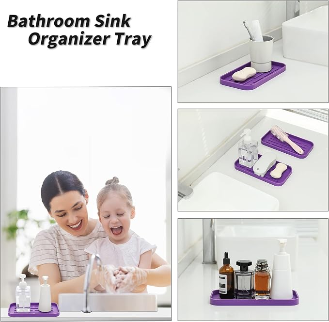 Silicone Kitchen Sink Organizer Tray - Image 4