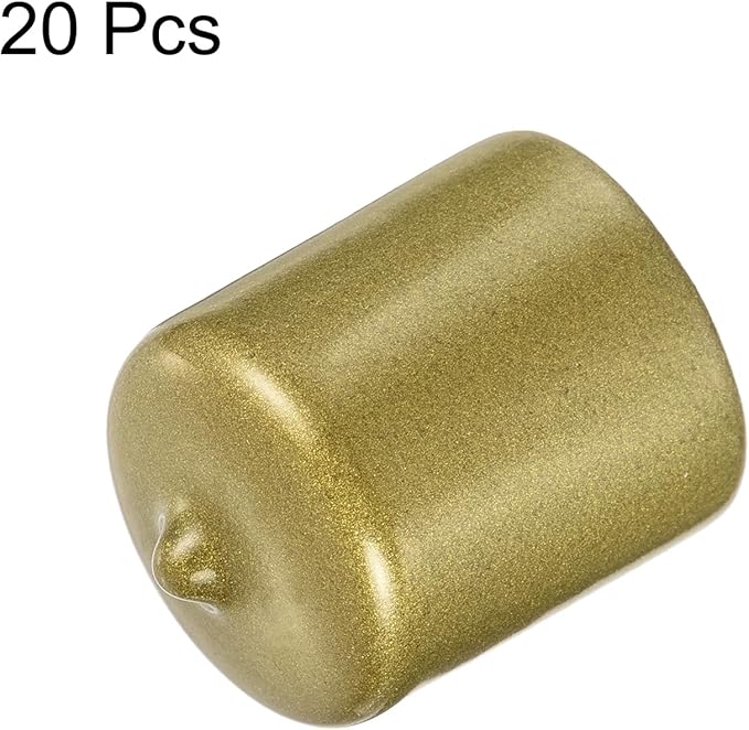 uxcell 20pcs Rubber End Caps 26mm ID Vinyl Round Tube Bolt Cap Cover Thread - Image 2