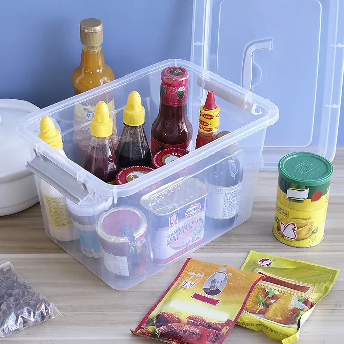 10 L Clear Plastic Storage Box - Image 5