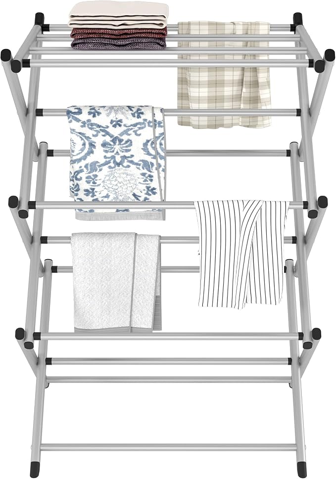 Household Indoor Folding Clothes Drying Rack, Dry Laundry and Hang Clothes - Image 7