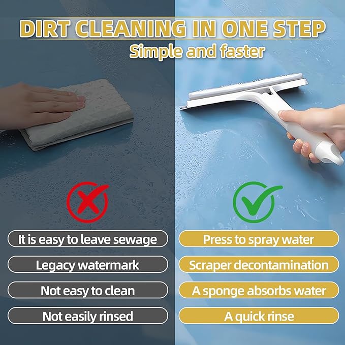 3 in 1 Spray Squeegee, 3 in 1 Window Squeegee Cleaner, Window Squeegee - Image 4