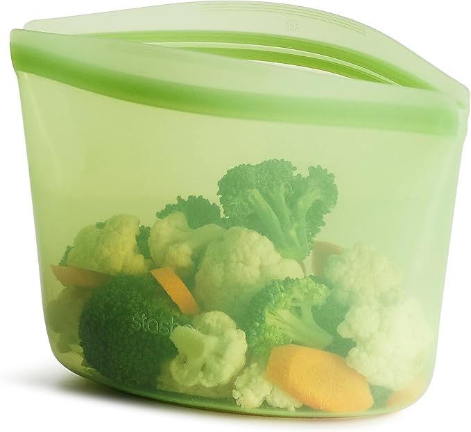 Stasher Premium Silicone Reusable Food Storage Bowl, Sous Vide, Dishwasher by Stasher