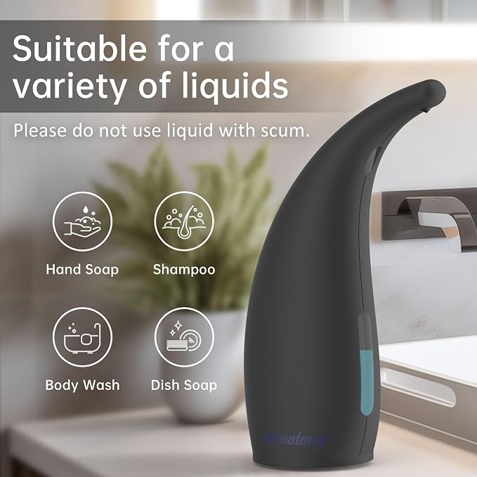 Adjustable Automatic Soap Dispenser Touchless, 4 Adjustable Levels Touchless - Image 5