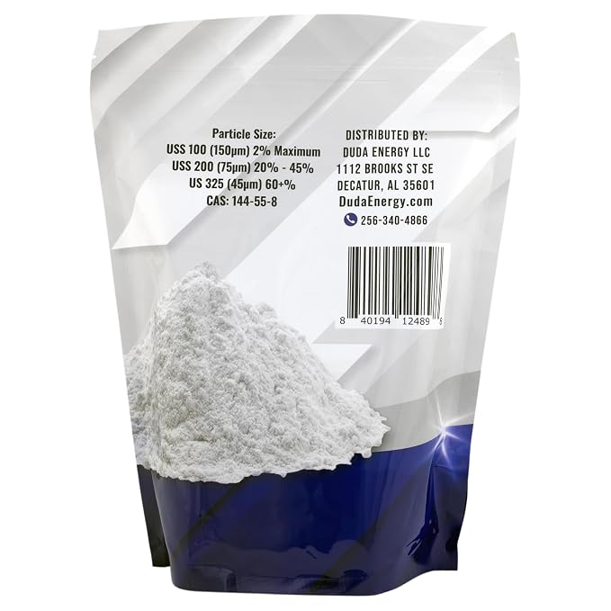 Duda Energy 1 lb Organic Sodium Bicarbonate Baking Soda Fine Powder - Image 2