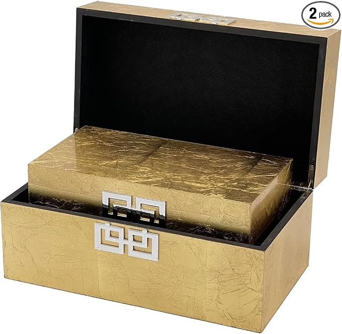 Galt International Storage Box Set Decorative Storage Box w/Hinged Lid Classic by GaltInternational