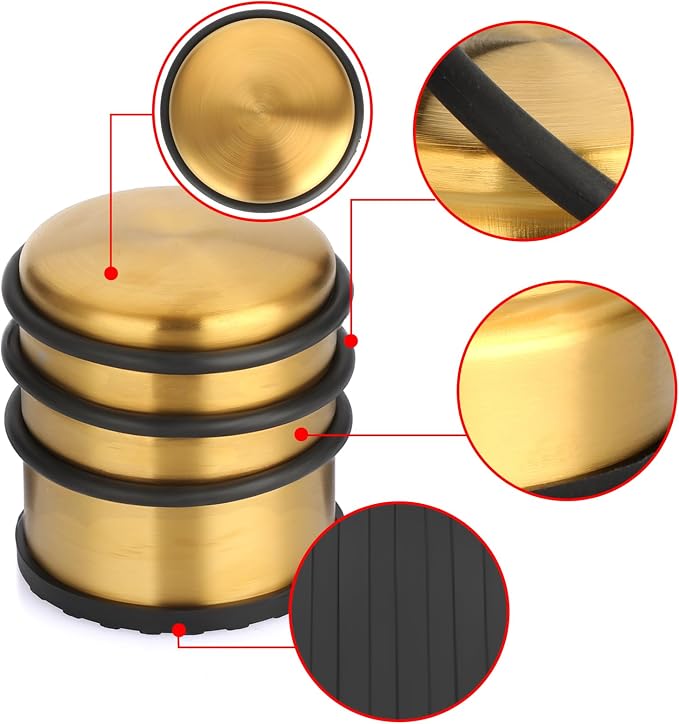 Sumnacon Heavy Duty Floor Door Stopper No Drill - Image 4