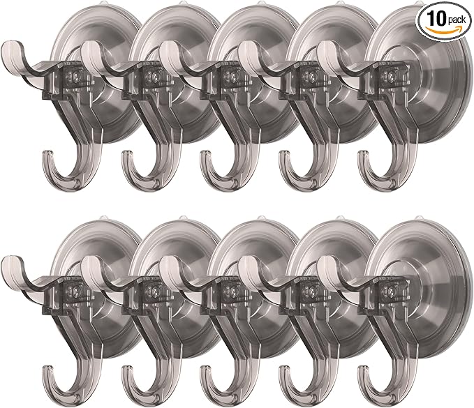 Antimbee 10 Pack Reusable Suction Hooks, Removable Small Suction Cups by Antimbee