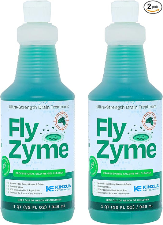 Kinzua Environmental Fly-Zyme, Highly Concentrated Enzyme Drain Cleaner by KinzuaEnvironmental
