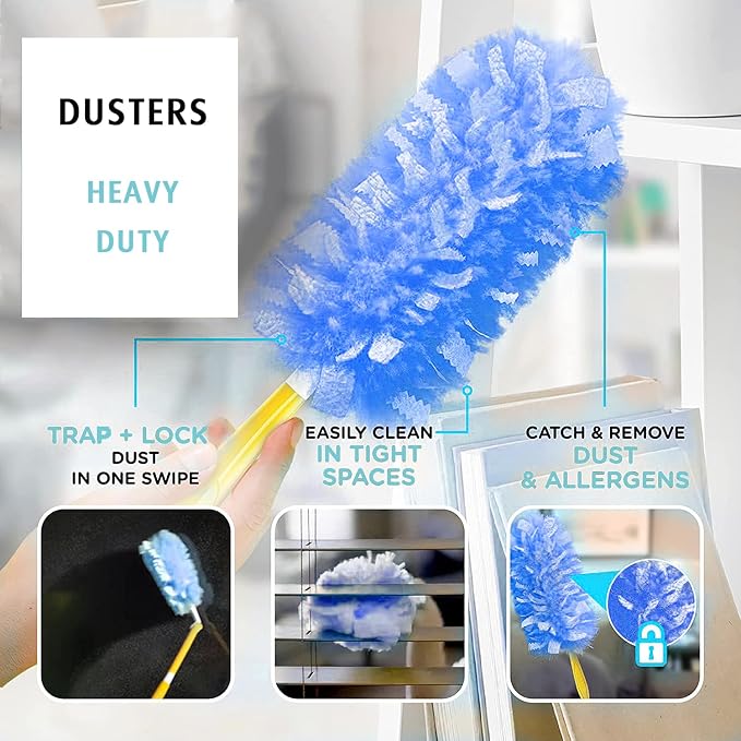 60 Count 360 Dusters Refills Compatible - Image 2