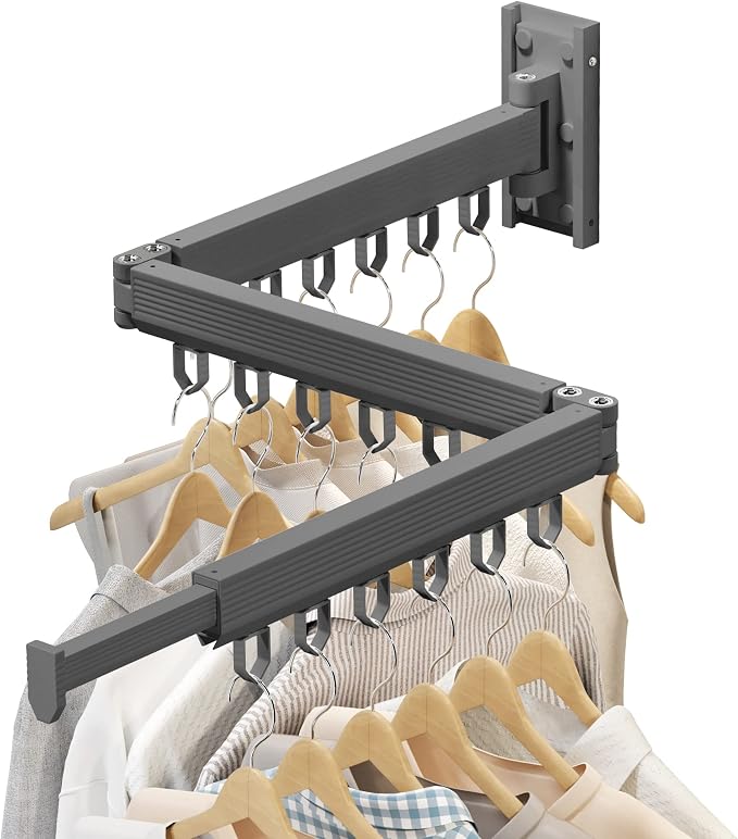Wall Mounted Clothes Drying Rack by Unknown
