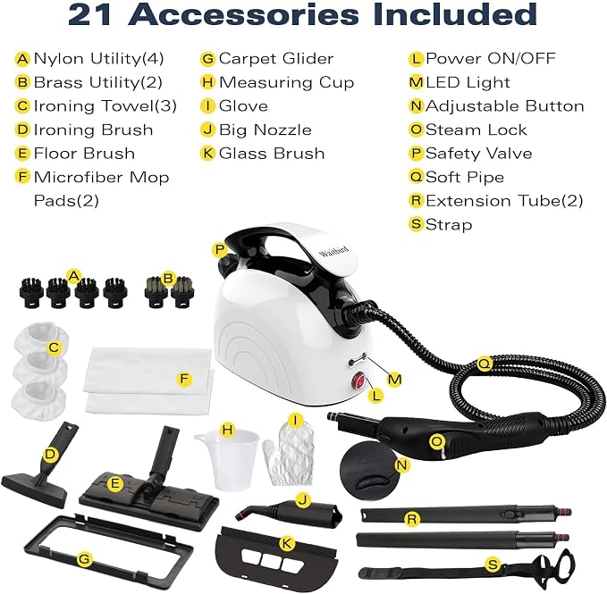 Steam Cleaner, Handheld Steamer - Image 6