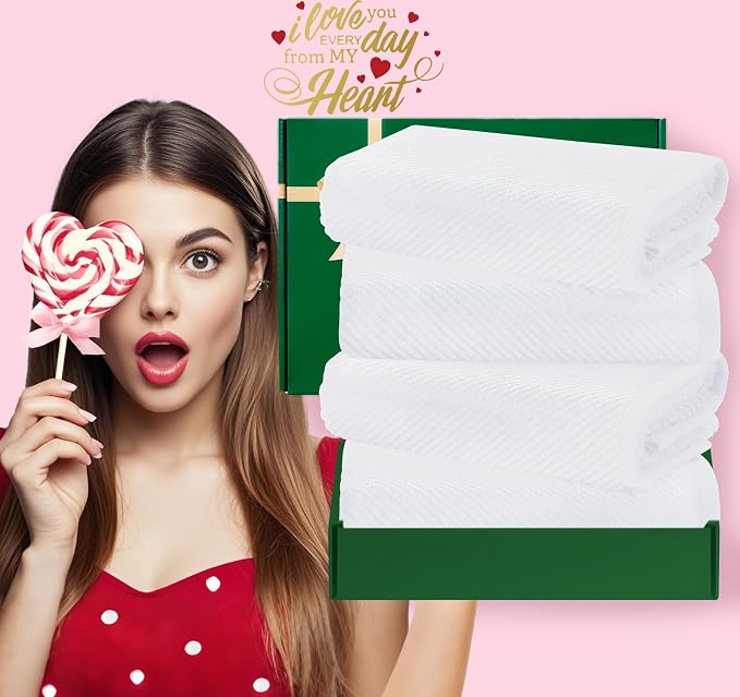 VOOVA & MOVAS White Hand Towels - Image 6