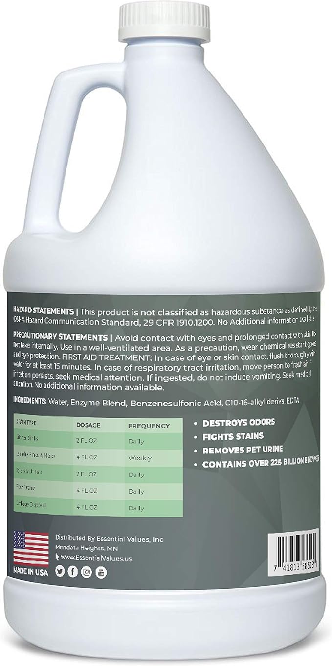 Enzyme Cleaner, Drain Cleaner, Made in USA – Multi-Purpose Solution- Stop Odors - Image 3