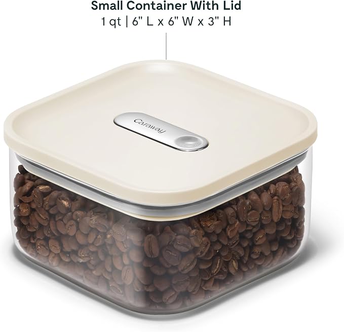 Caraway 1qt Glass Airtight Food Storage Container - Image 3