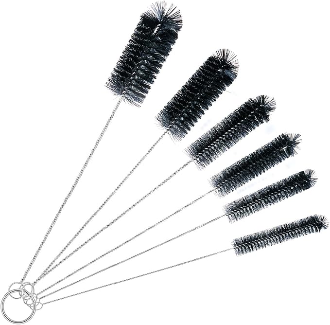 Straw Cleaner Brush Set, 6 Piece 12" Long Pipe Tube Bottle Brushes - Image 8