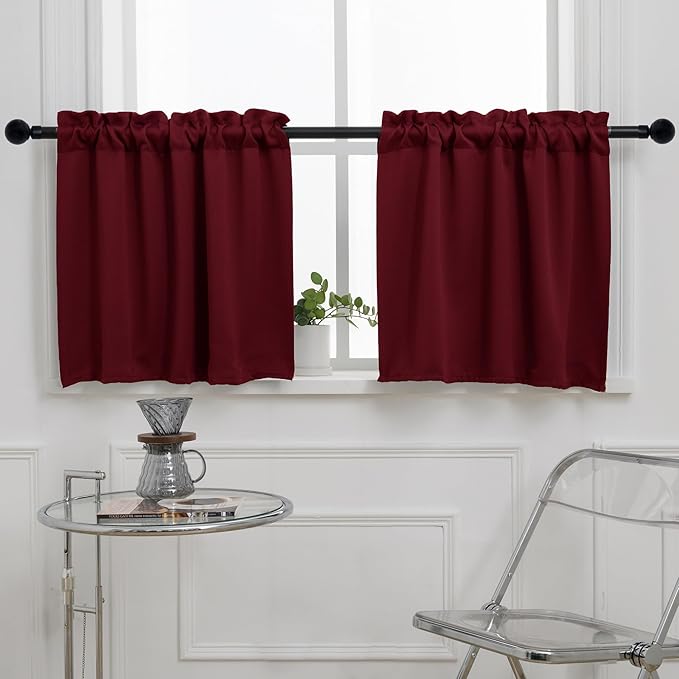 Pickluc Rod Pocket Tier Curtain by PICKLUC