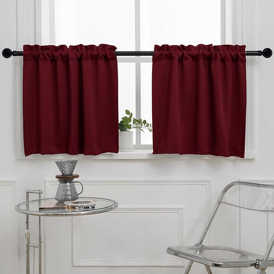 Pickluc Rod Pocket Tier Curtain by PICKLUC