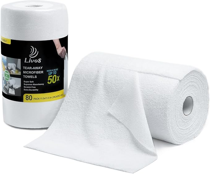 LIVOS Microfiber Cleaning Cloth Roll by LIVOS
