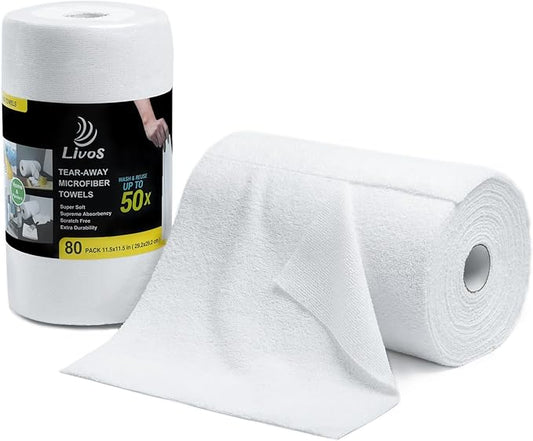 LIVOS Microfiber Cleaning Cloth Roll by LIVOS