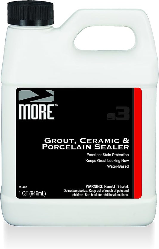 MORE Grout, Ceramic & Porcelain Tile Sealer by MORESurfaceCare