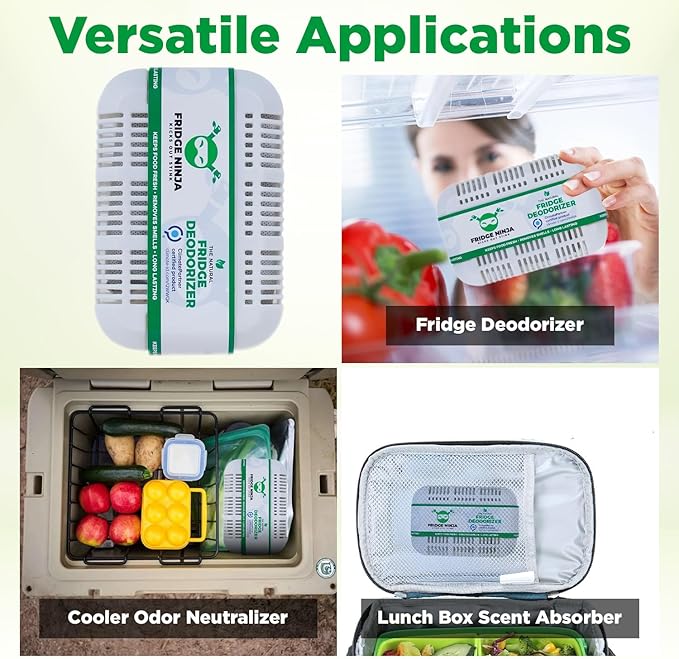 XL Pack of Refrigerator Deodorizer Odor Eliminator – Better than Baking Soda - Image 6