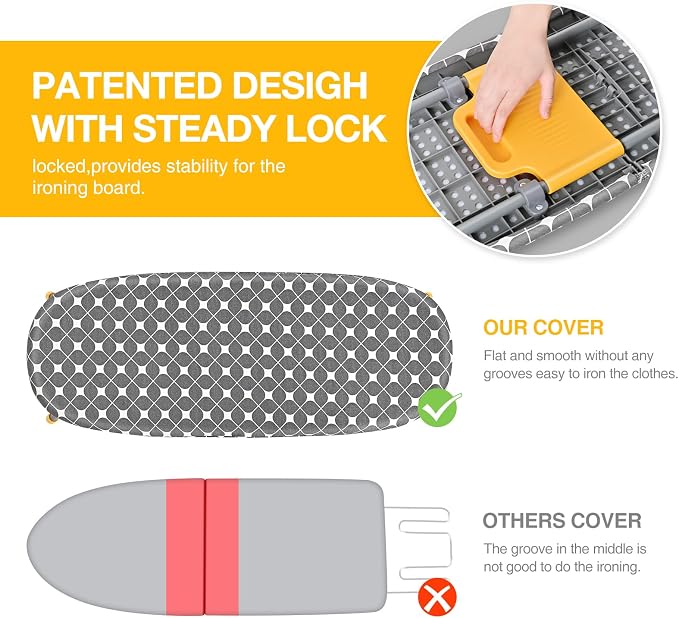 APEXCHASER Foldable Ironing Board, Tabletop Small Board - Image 3