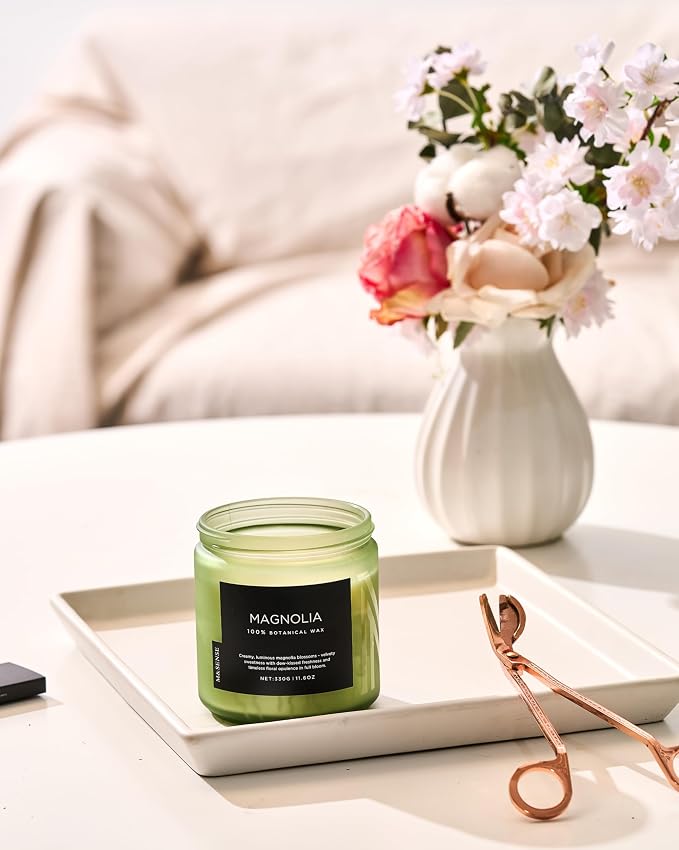M&SENSE Magnolia Jasmine Spring Scented Candle, 11.6oz 70 Hours Long Lasting - Image 8