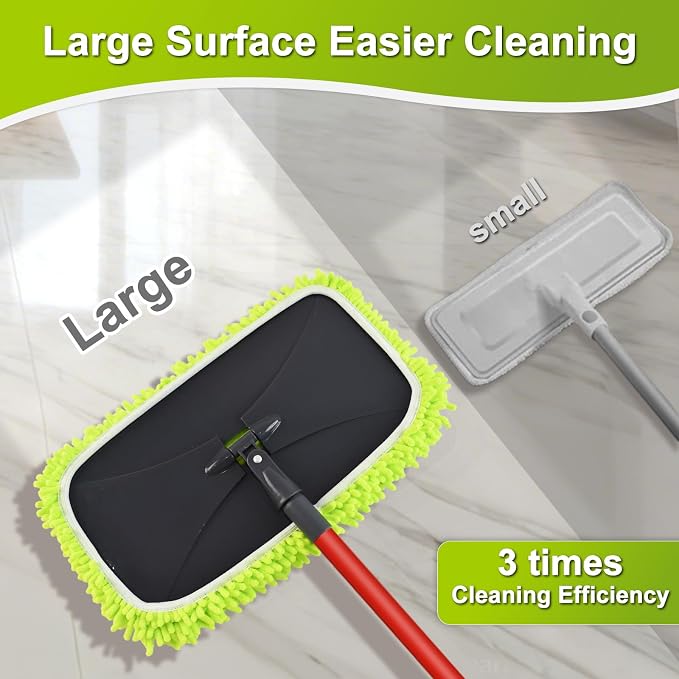 Mops for Floor Cleaning, Dust Mop for Hardwood Floors, Extra Large Floor Mop - Image 4