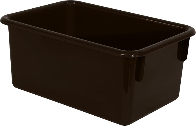 Wood Designs Cubby Storage Bin, Heavy Duty Plastic Containers - Image 2