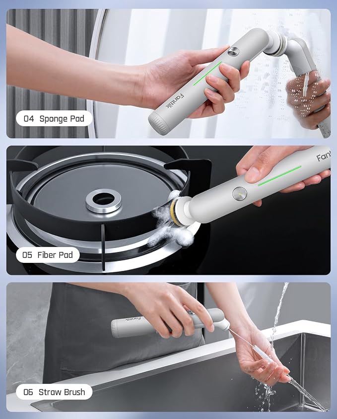 Fanttik G9 Nano Cordless Spin Scrubber - Image 6