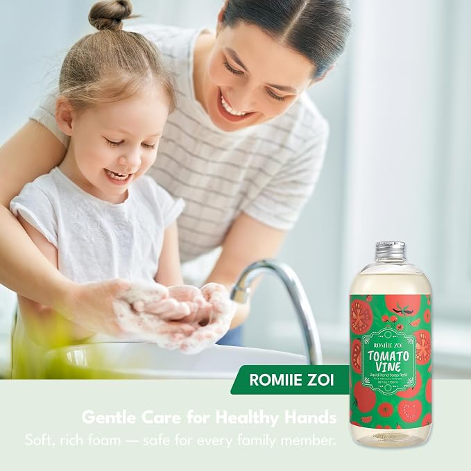 ROMIIE ZOI Liquid Hand Soap Refill, Tomato Vine, Gentle & Moisturizing Formula - Image 5