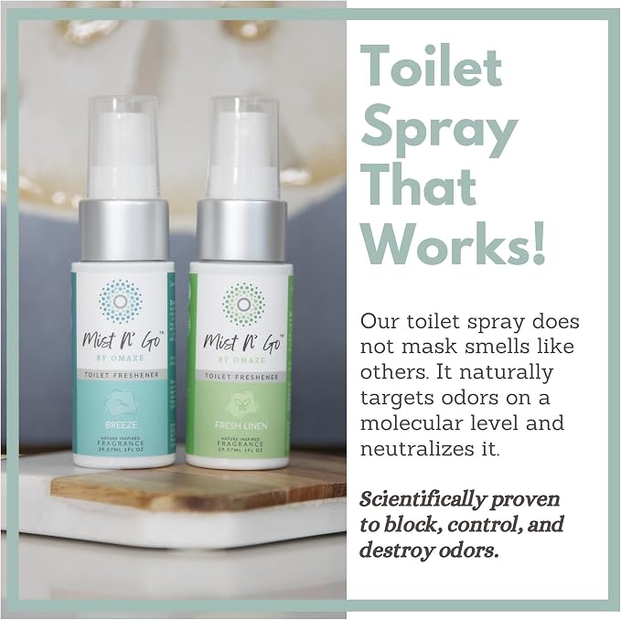 Mist N’ Go by Omaze Travel Bathroom Spray - Image 3