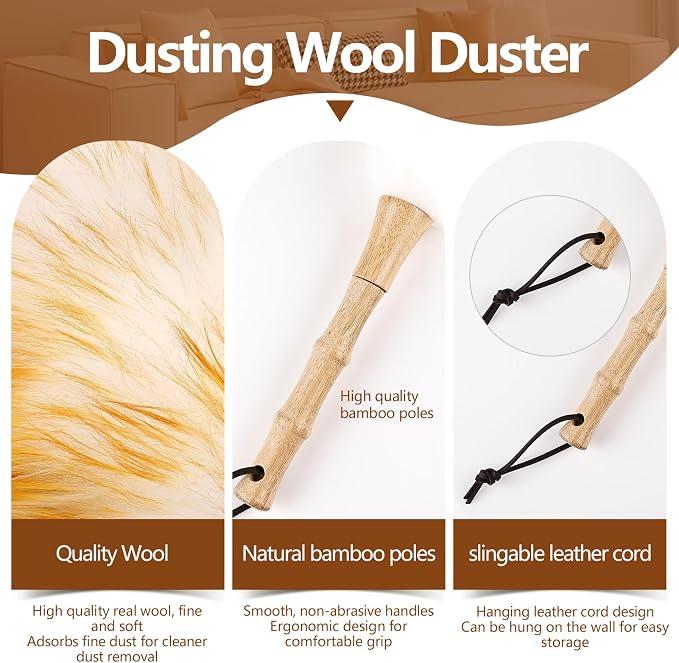 Lambswool Duster for Cleaning - Image 3