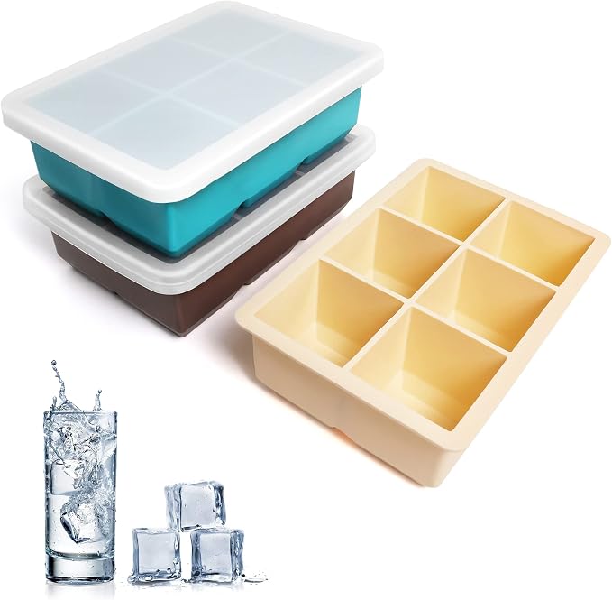 Silicone Ice Cube Trays 3 Pack - Image 2