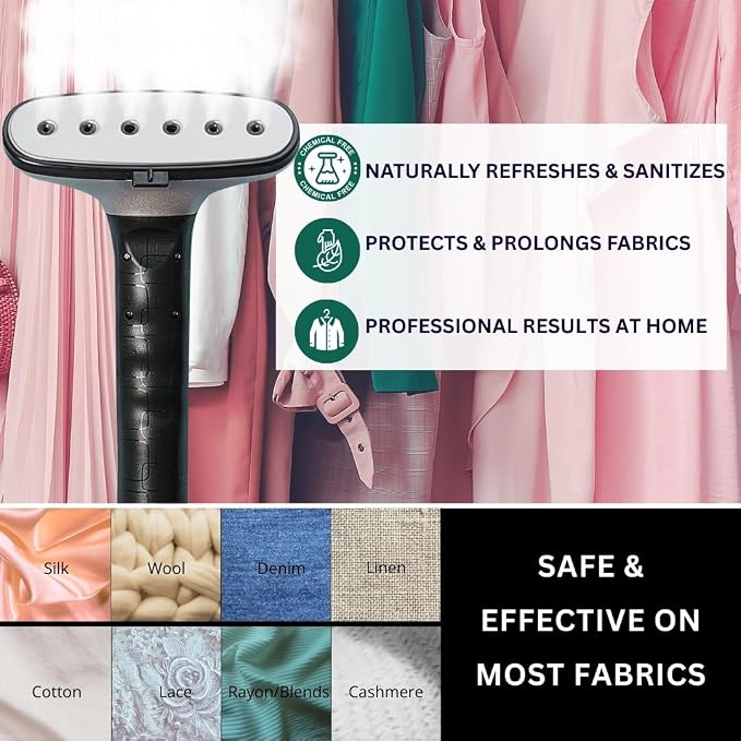 SALAV Heavy Duty Commercial Full-Size Garment Steamer - Image 8